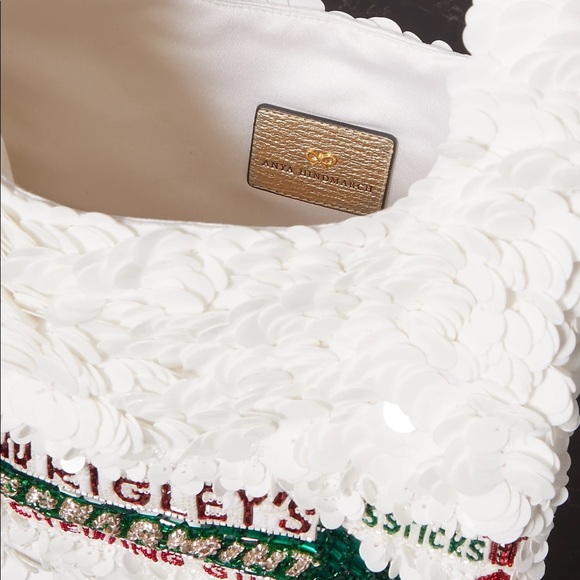 🤍 Anya Hindmarch 👰 Embellished Wrigley’s Tote 🤍 - Picture 5 of 5